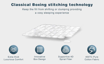 Hotel Luxe Cooling Mattress Topper